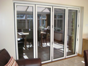 Mẫu cửa kính 4 cánh